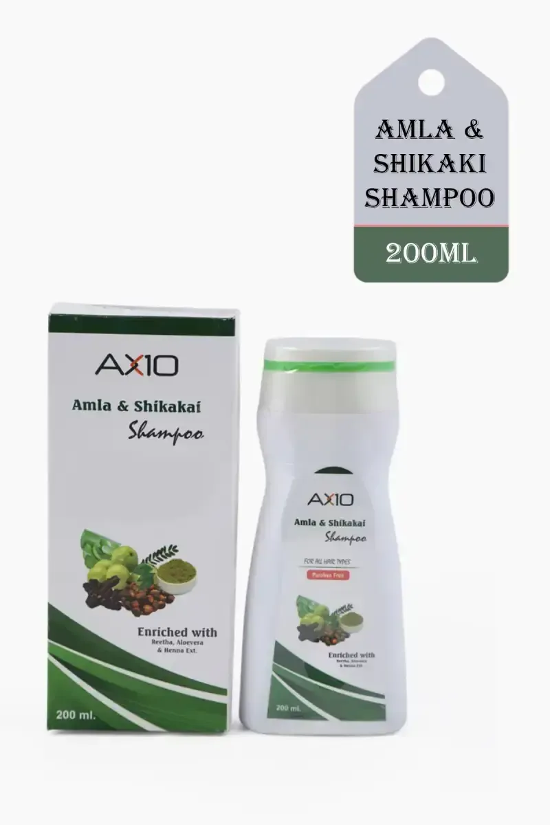 AX10 Amla & Shikakai Shampoo - 200ml