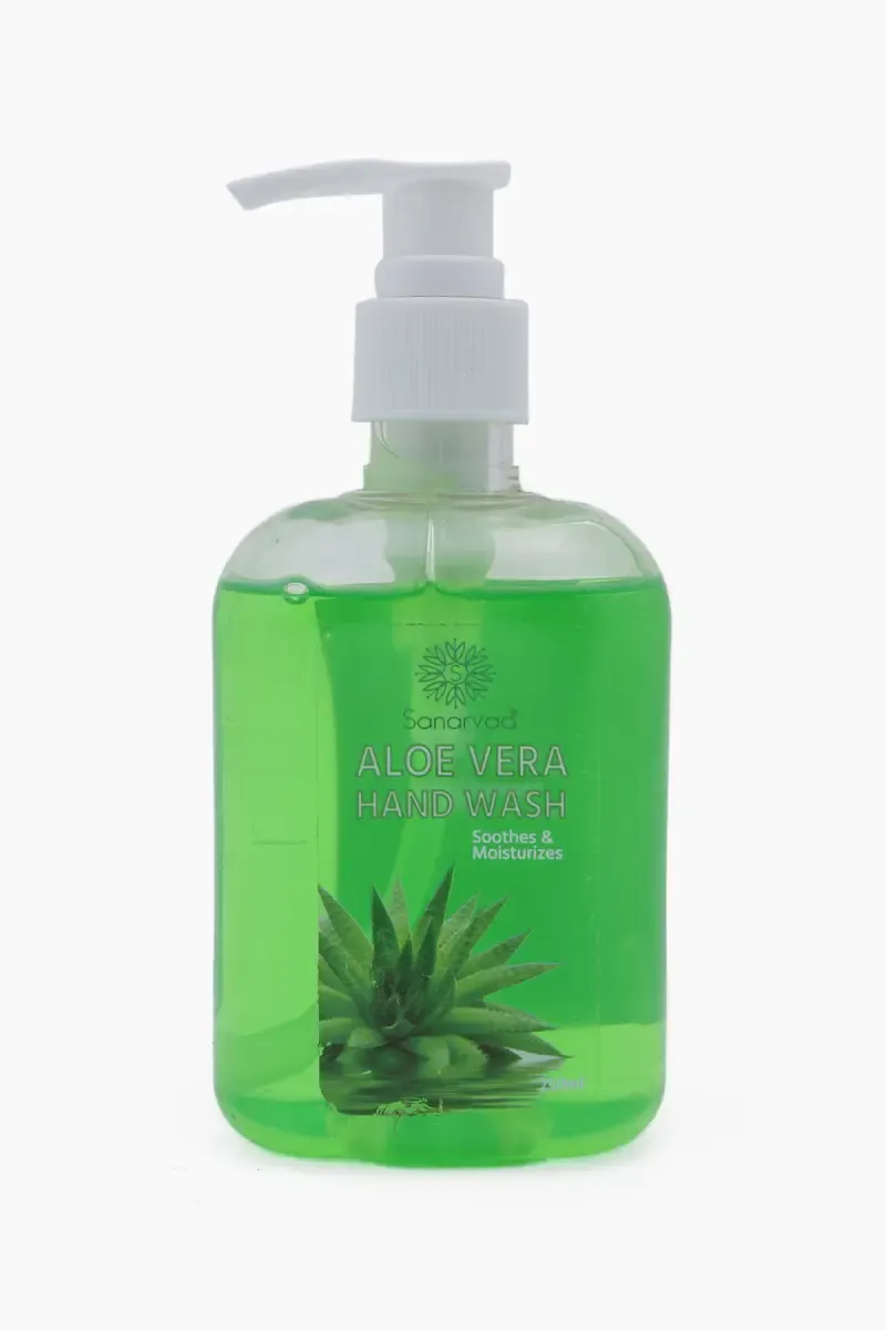 Aloe Vera Soothes & Moisturizes Hand Wash, Sanarvaa - 250ml