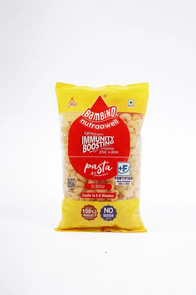 Bambino Nutraawell Elbow Macaroni Pasta - 400g (Pouch)