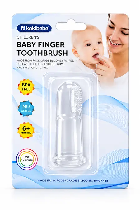 Baby Finger Brush - Transparent