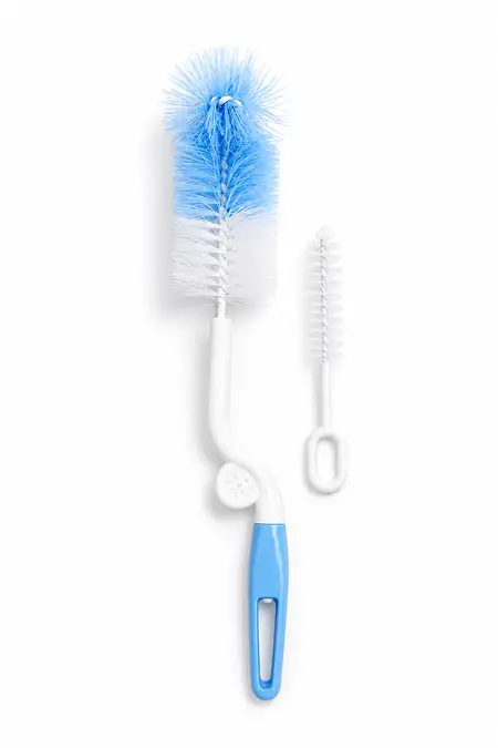 Nylon Bottle Brush Cleaner Set  -  Blue BC000406BLUONESIZ