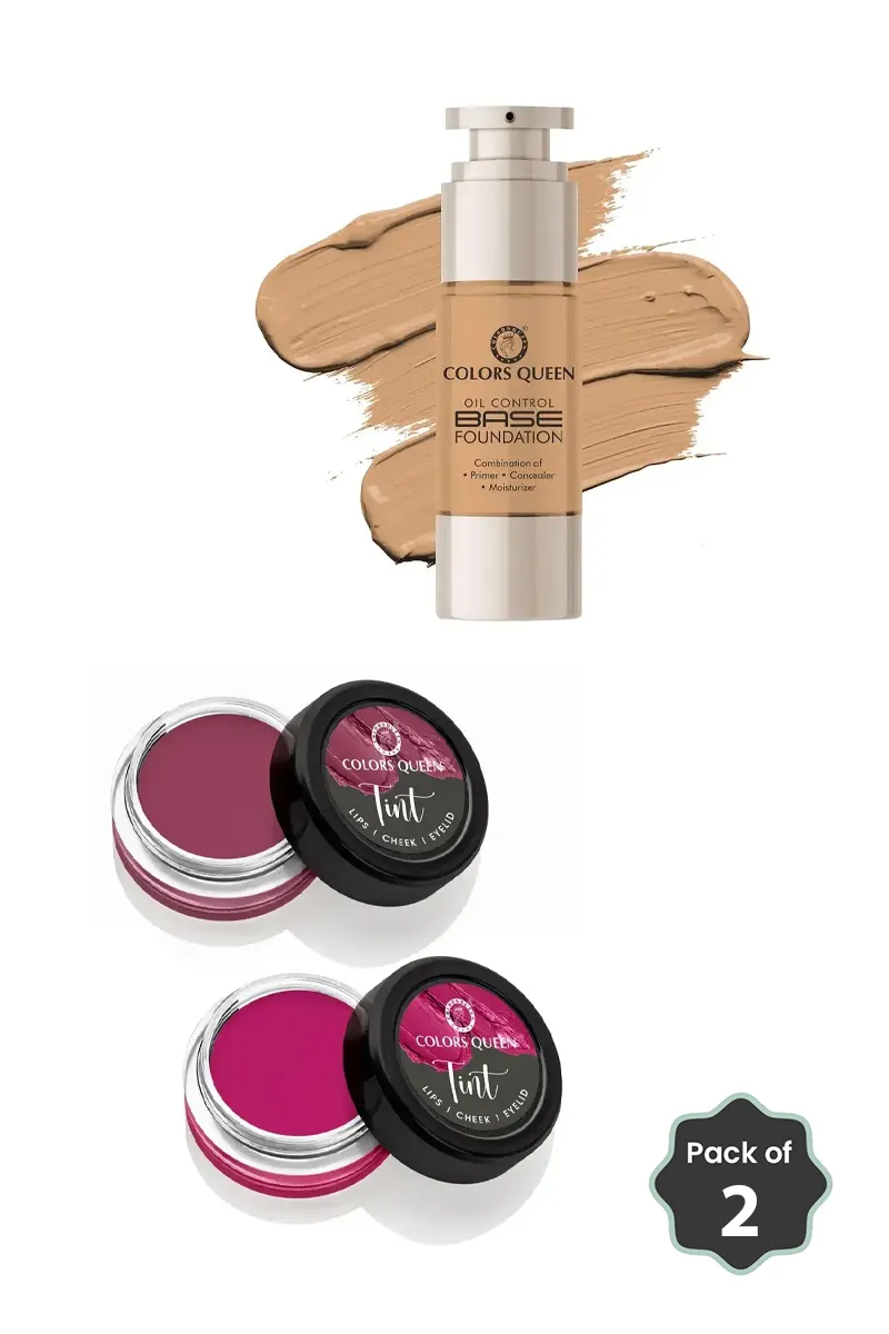 Colors Queen Flawless Glow Combo (Foundation + Tint Duo)