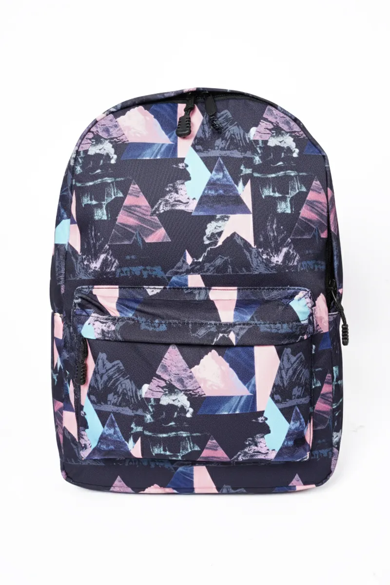 Geometric Printed Casual BackPack for Girls