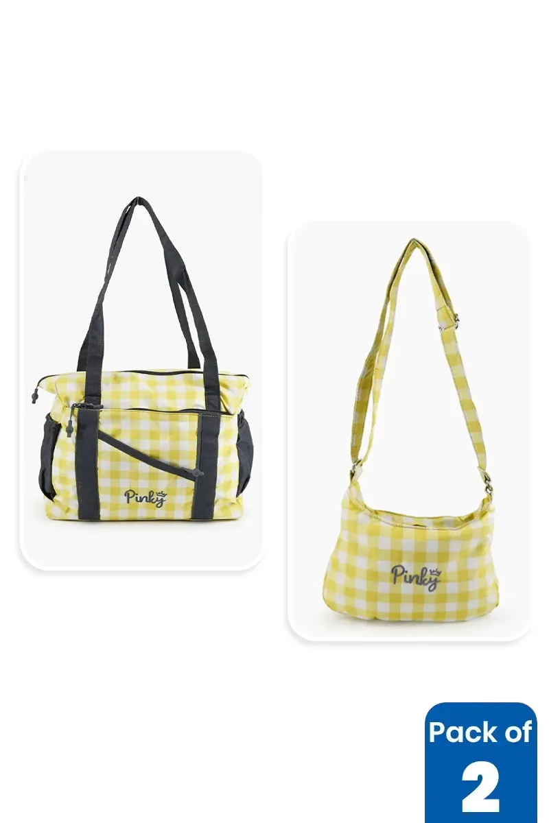 Printed Hand Bag & Sling Bag Combo for Girls