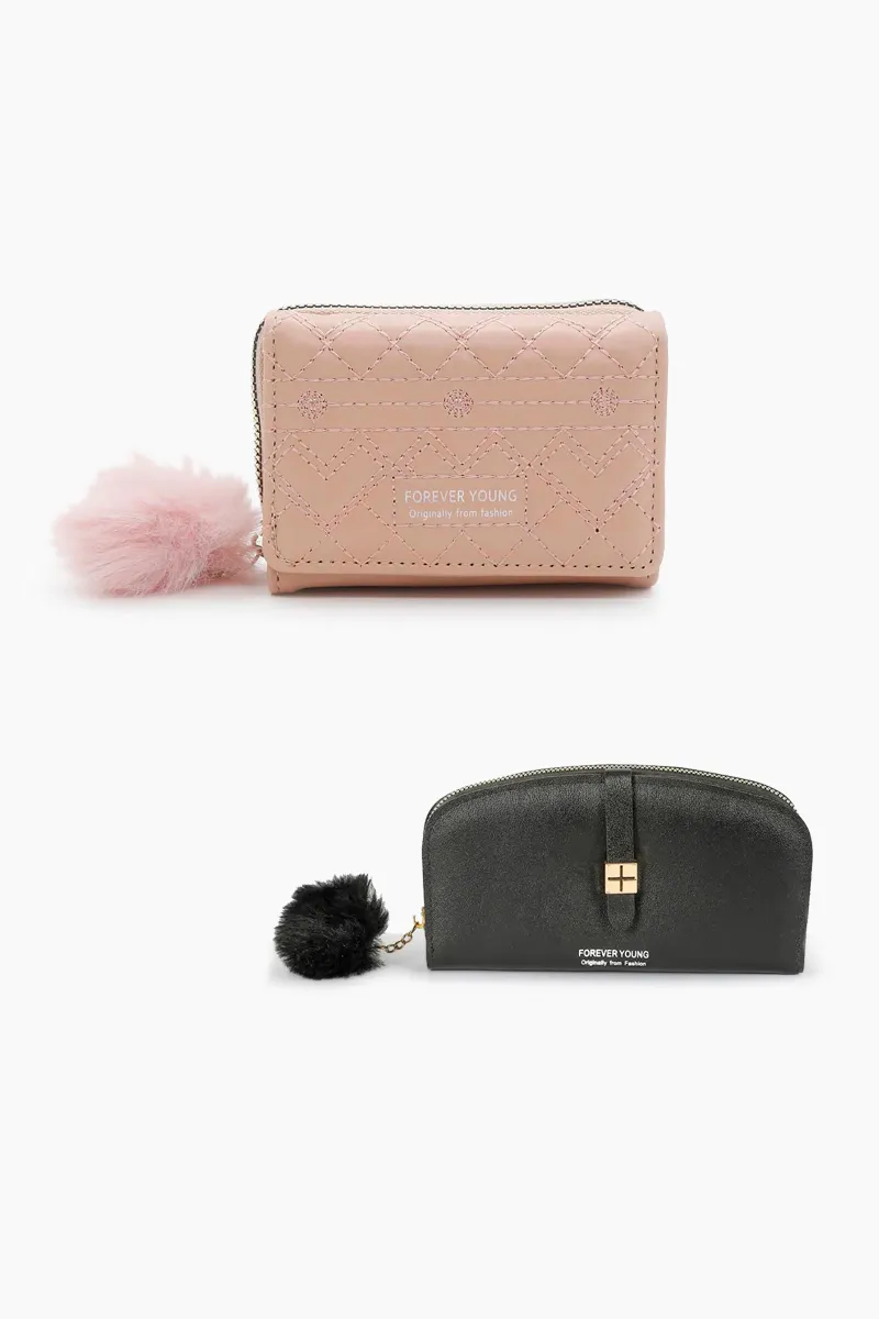 Pack of 2 Purse Set for Women & Girls