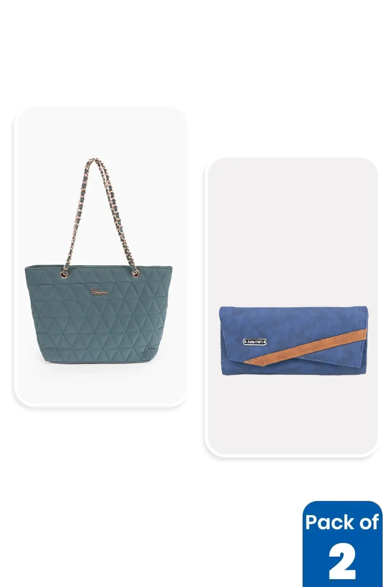 Casual Tote Bag & Purse Combo for Women