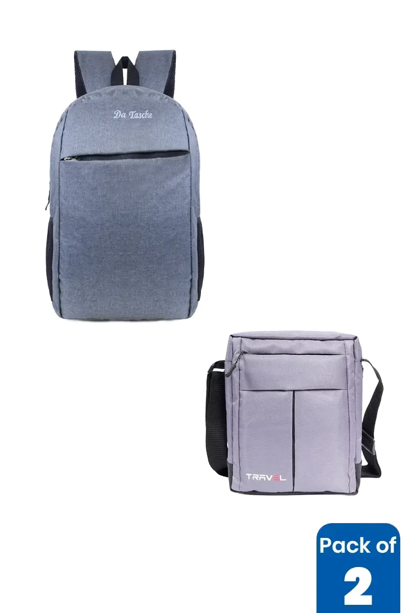 20L Laptop Backpack & Messenger Bag Combo