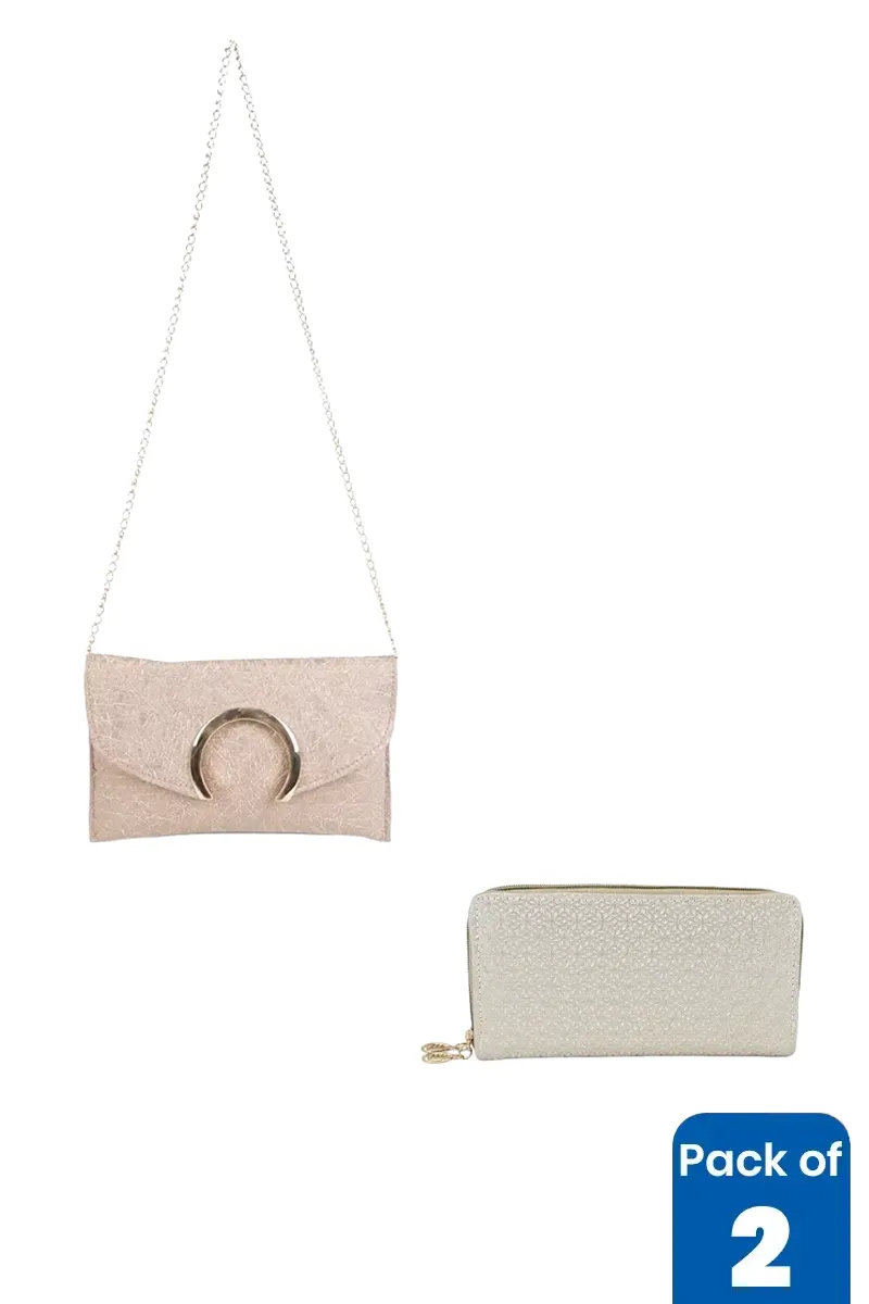 Party Sling Bag & Wallet Combo for Women - Pack of 2