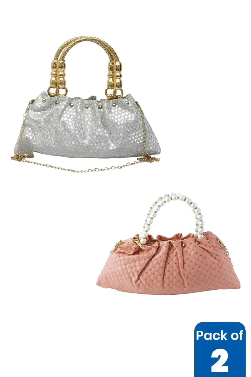 Party Wear Sling Bag Combo for Women - Pack pf 2