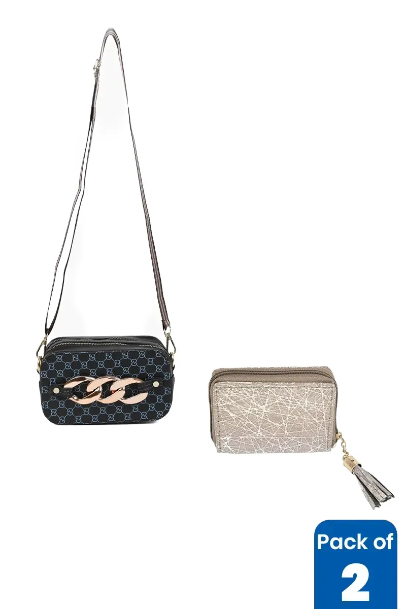 Sling Bag & Coin Purse Combo for Women - Pack of 2