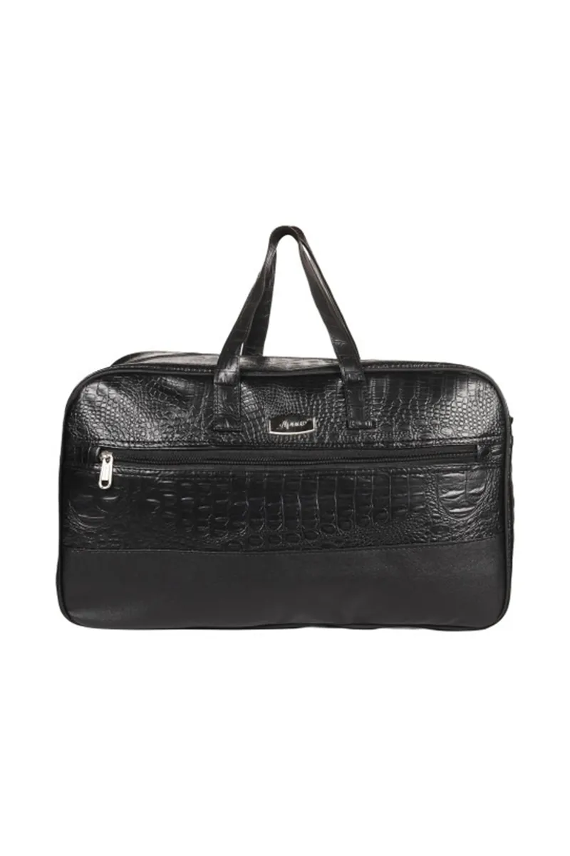 Faux Leather Travel Duffle Bag for Men