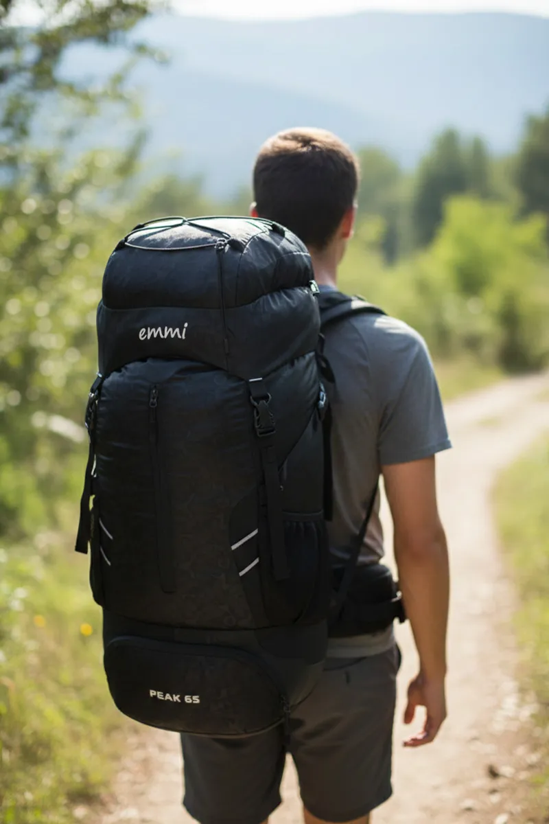 Peak 65 L Rucksack with Shoe Pocket BGDSRS007BLA