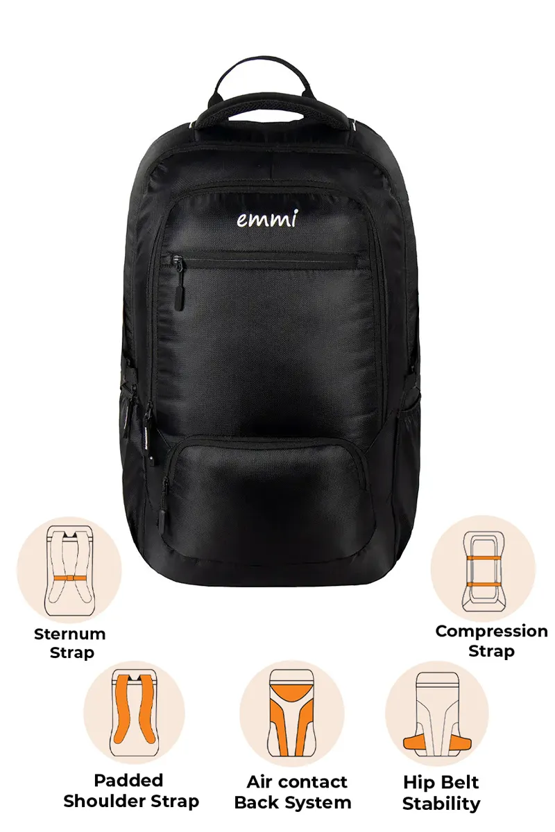 Tarzan 50 L With Shoe Pocket Rucksacks for Unisex BGDSRS013BLA