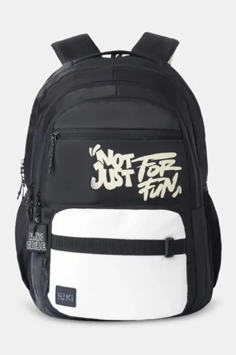 Volt 40 L Printed School Bag with Rain Cover BGDSSCH018BLA