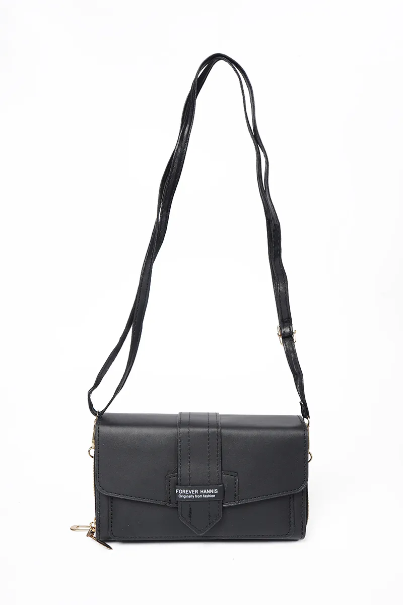 Flap Closure Sling Bag for Women & Girls BGH000006BLA