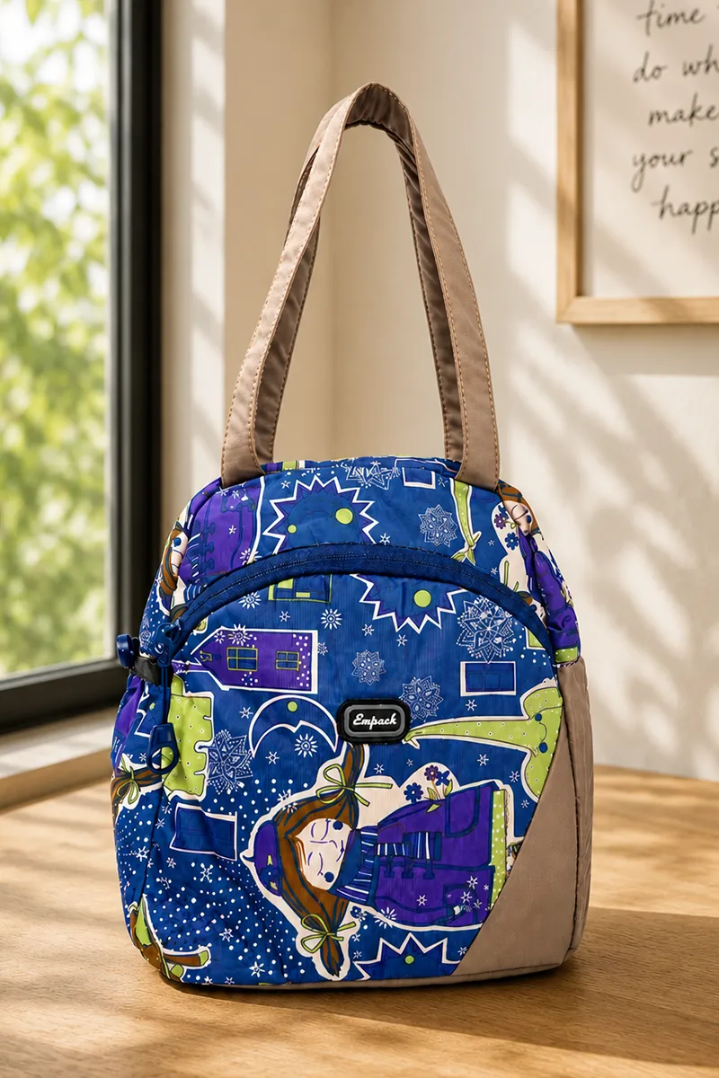 Cartoon Animal Printed Insulated Lunch Bag for Kids