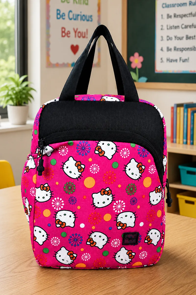 Hello Kitty Printed Insulated Lunch Bag for Kids