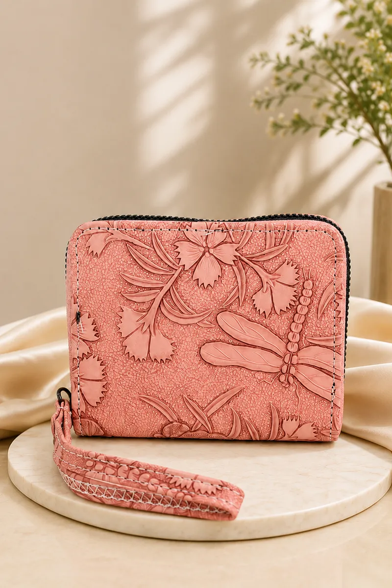 Butterfly Printed Square Purse for Women