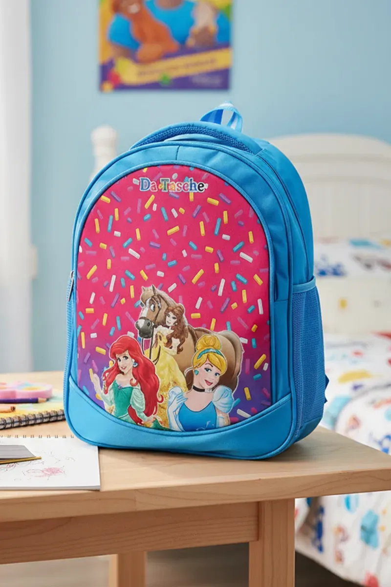 Princess Design Multi-Pockets School Backpack for Kids