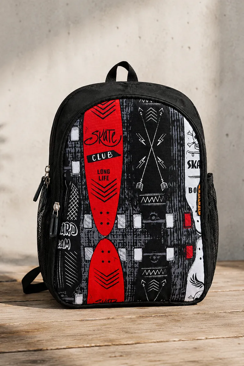 Graphic Printed Nursery School Bag for Kids BGSCH004BLARED