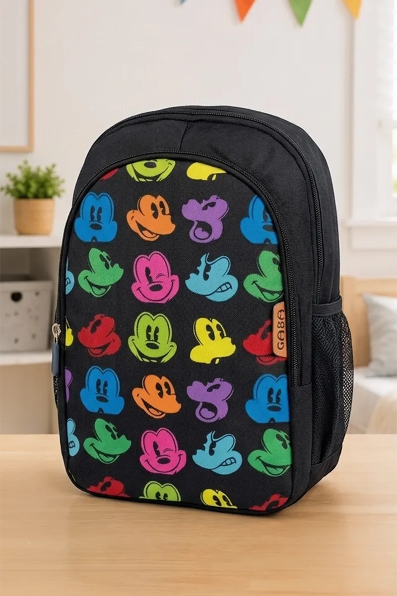 Mickey Mouse Printed Nursery School Bag for Kids BGSCH004BLA