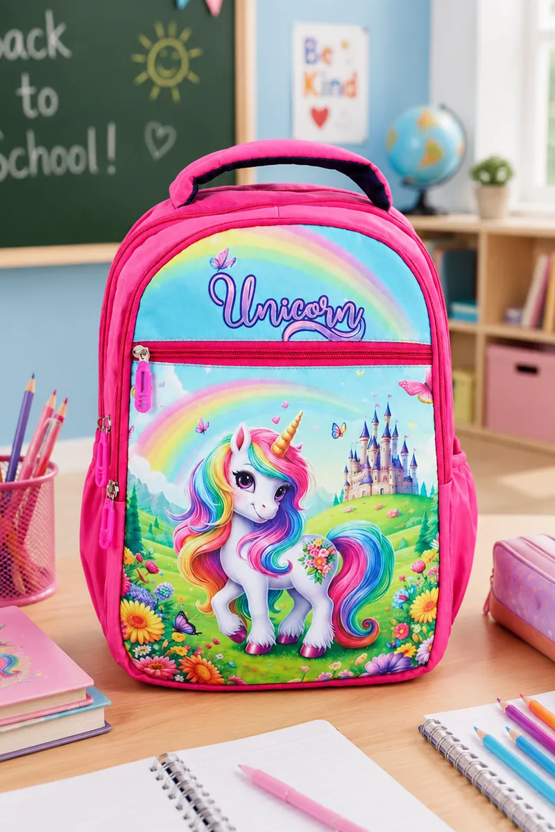 Unicorn Printed Nursery School Bag for Kids