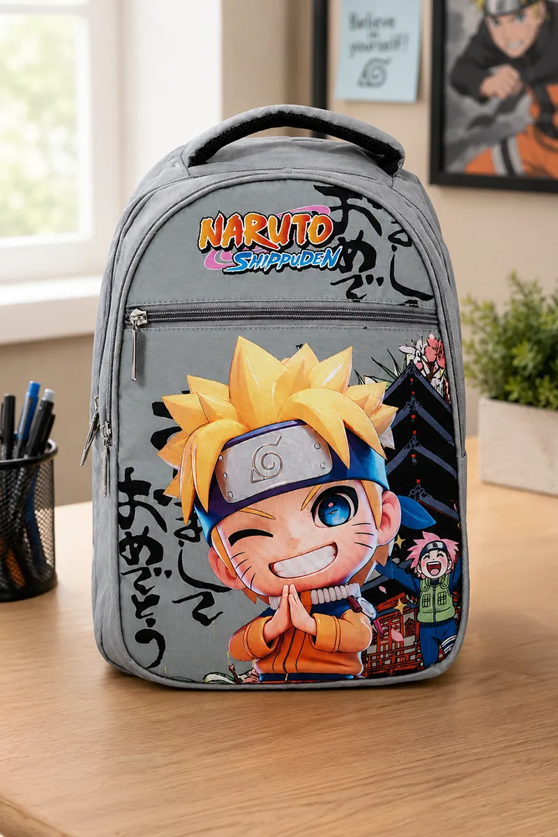 Naruto Printed Nursery School Bag for Kids