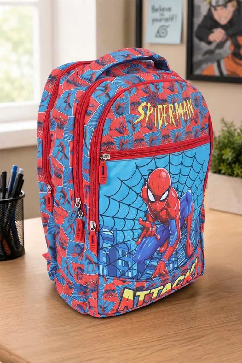 Spiderman Printed Nursery School Bag for Kids