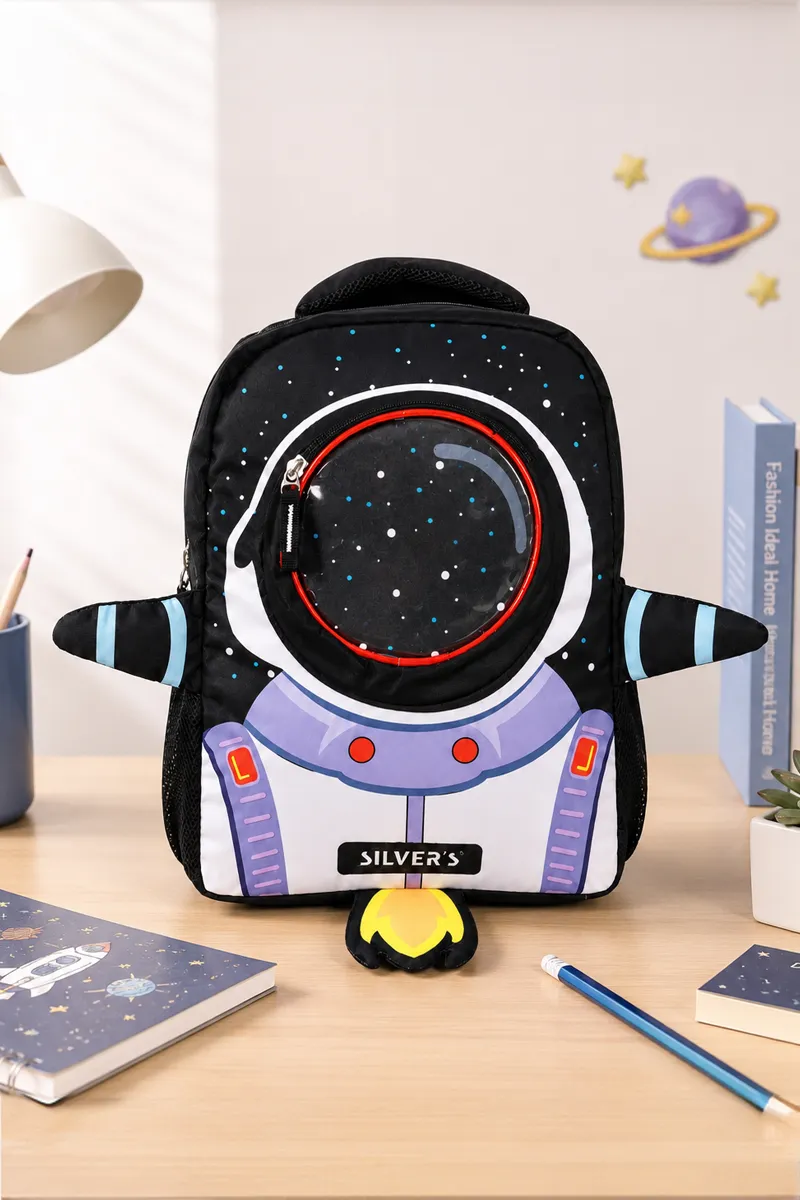 3D Astronaut Printed School Bag for Kids