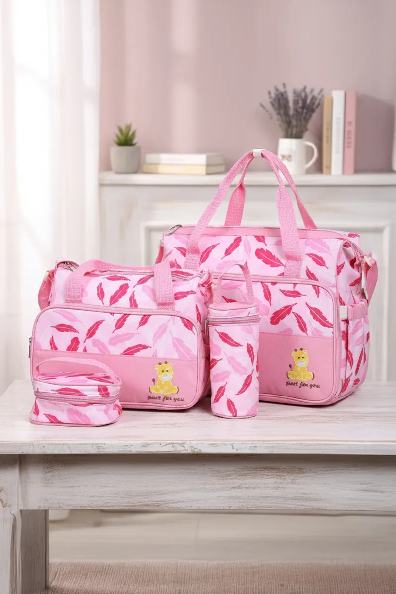 5 Peice Newborn Baby Diaper Mommy Bag Set BGT000011PIN