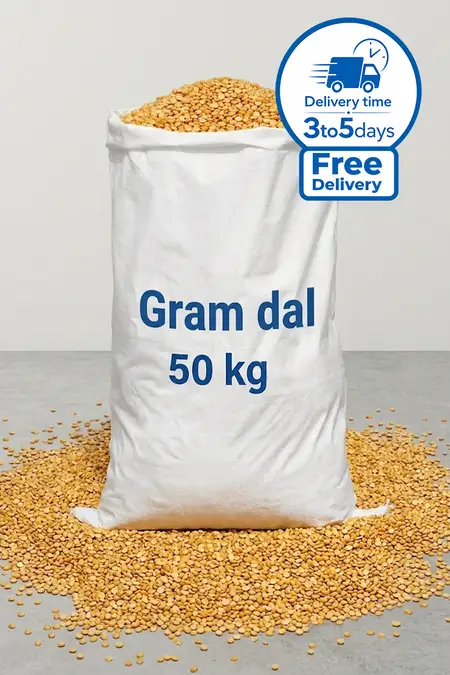 Gram Dal / Kadalai Paruppu - 50Kg (In Bulk)