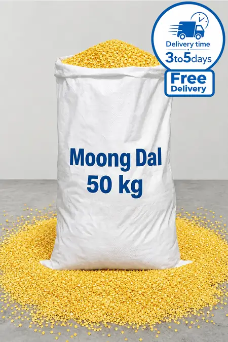 Moong Dal / Pasi Paruppu - 50Kg (In Bulk)