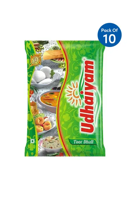 Udhaiyam Toor Dal (Thuvaramparupu) - 1Kg X 10 
