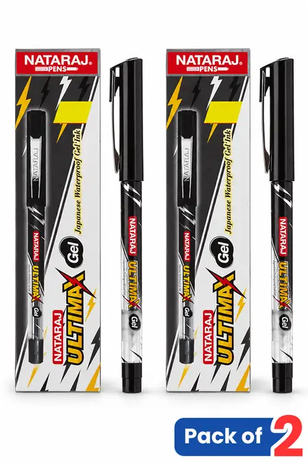 Nataraj Ultimax Gel Pen - Pack of 2