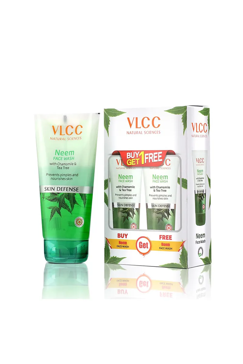 VLCC Face Wash  - Neem (150ml + 150ml)