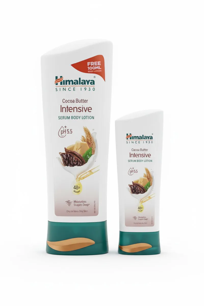 Himalaya Body Lotion with Cocoa Butter Serum (200ml + 100ml Free)