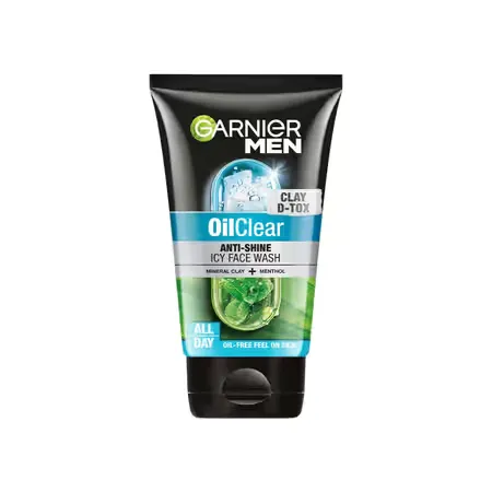 Garnier Oil Clear Anti Shine Face Wash - 100g 