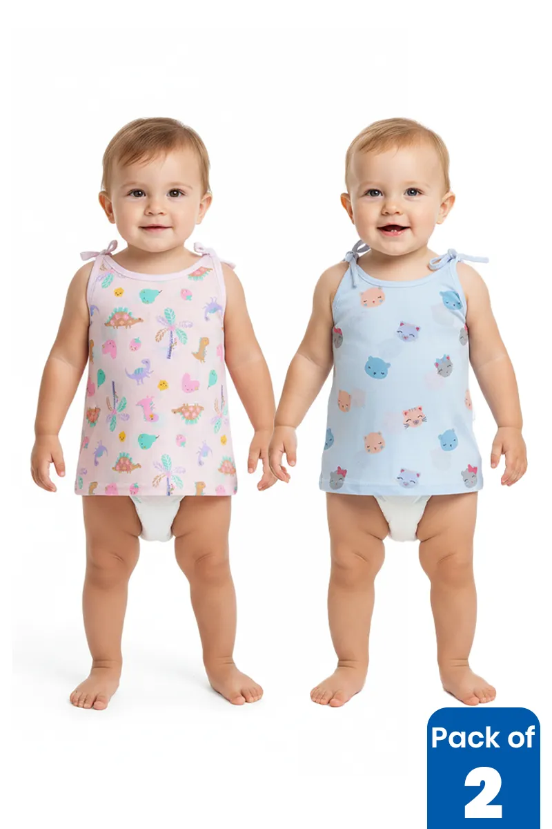Pack of 2 Muslin Jhablas for Babies