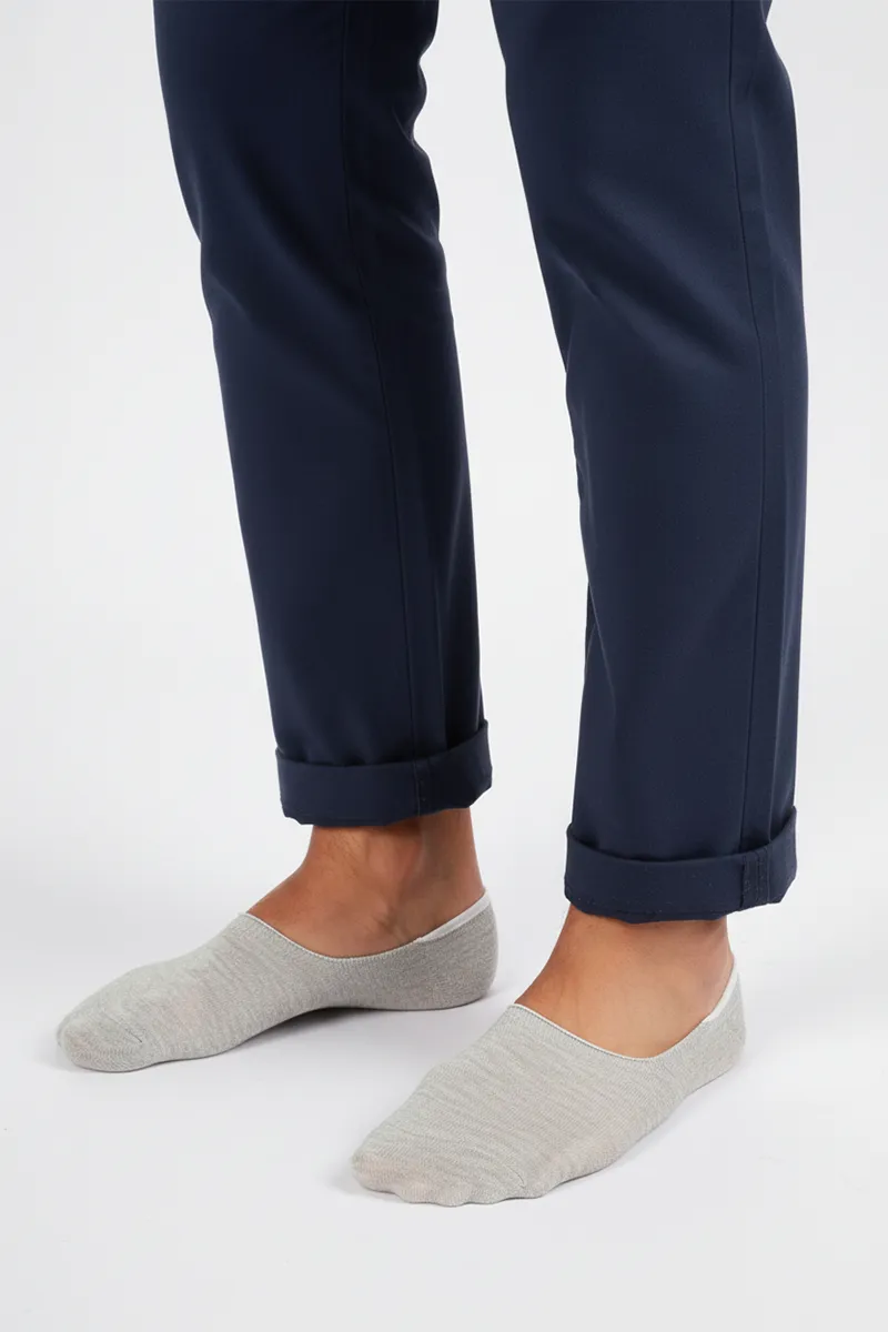 Cotton Textured Loafer Socks for Men CLACC08GREFREE