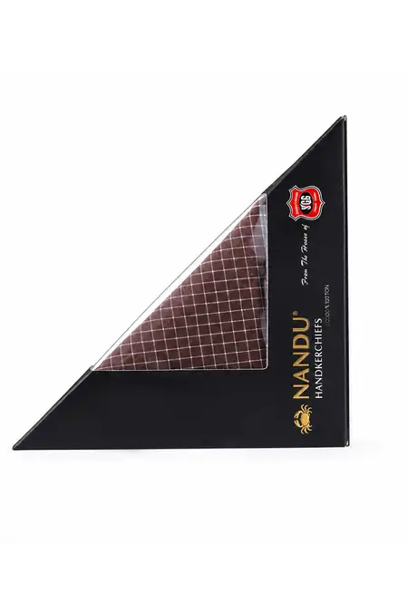 Nandu Elite Ready-to-Use Cotton Handkerchiefs (Pack of 3)