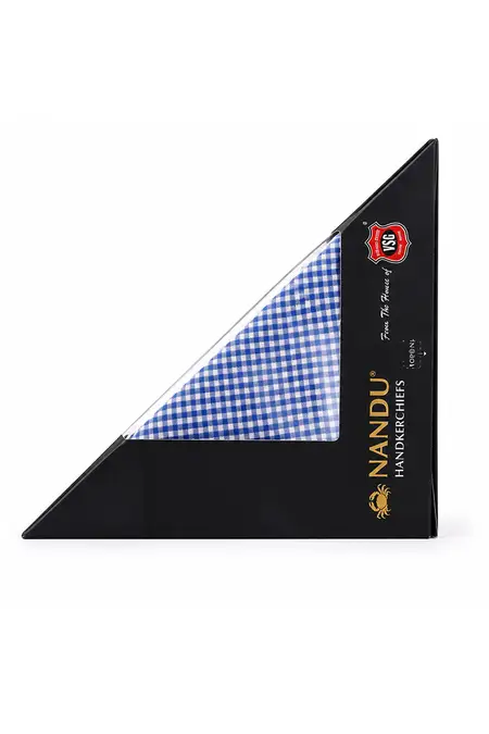 Nandu Elite Ready-to-Use Cotton Handkerchiefs (Pack of 3)
