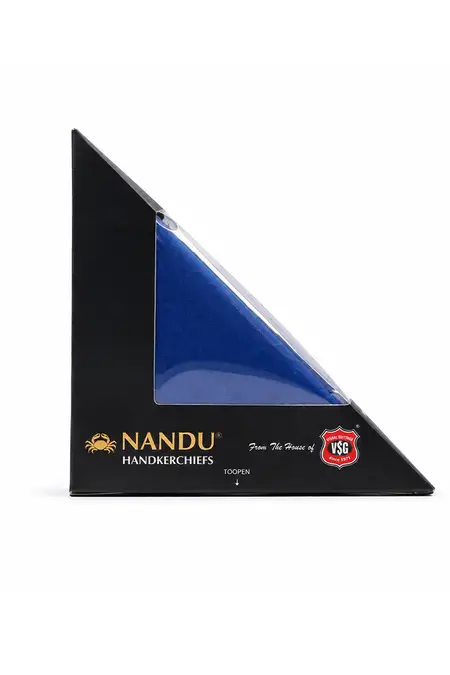 Nandu Elite Ready-to-Use Cotton Handkerchiefs (Pack of 3)