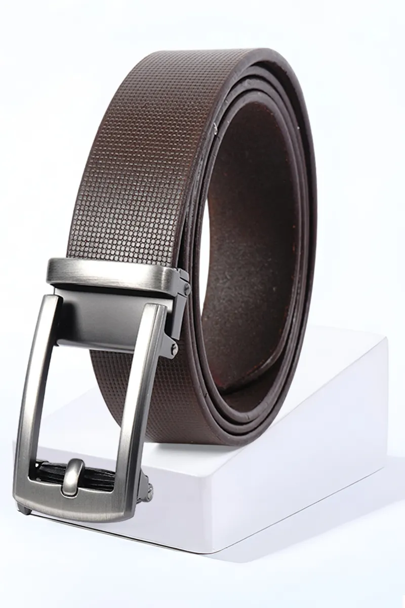 Men's Textured Leather Belt CLACC94BROONE