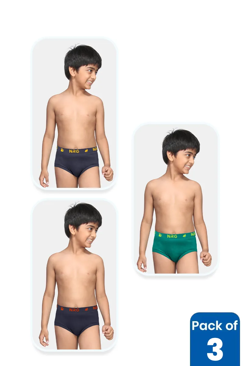 Boys Assorted Pack of 3 Briefs