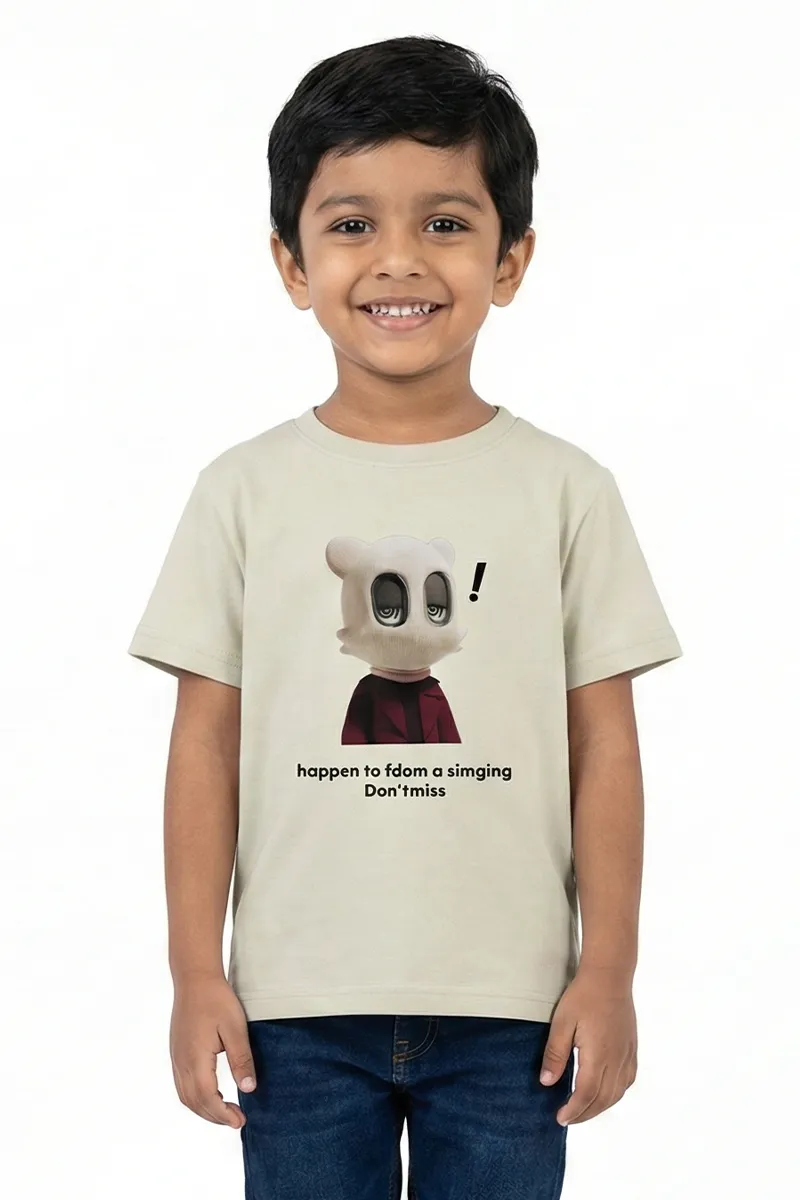 Cotton Printed T-Shirt for Boys - Green