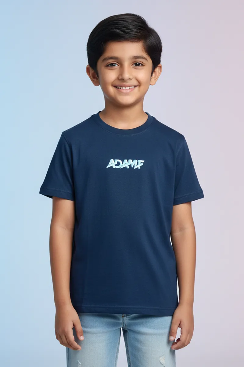Printed T-Shirt for Boys - Navy Blue CLBT00400NAV56YR