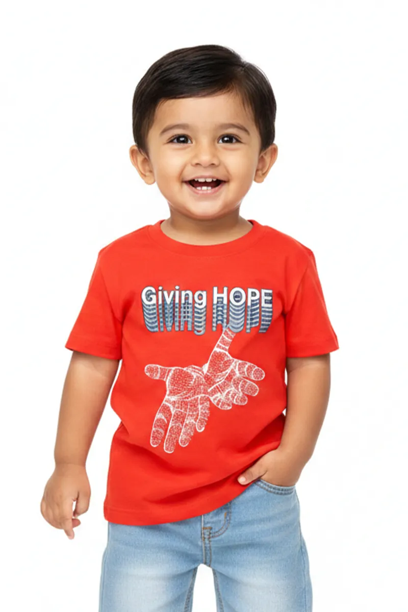 Printed T-Shirt for Boys - Orange CLBT00440ORA34YR