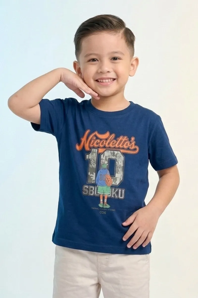 Printed T-Shirt for Boys - Teal CLBT00632TEA1516