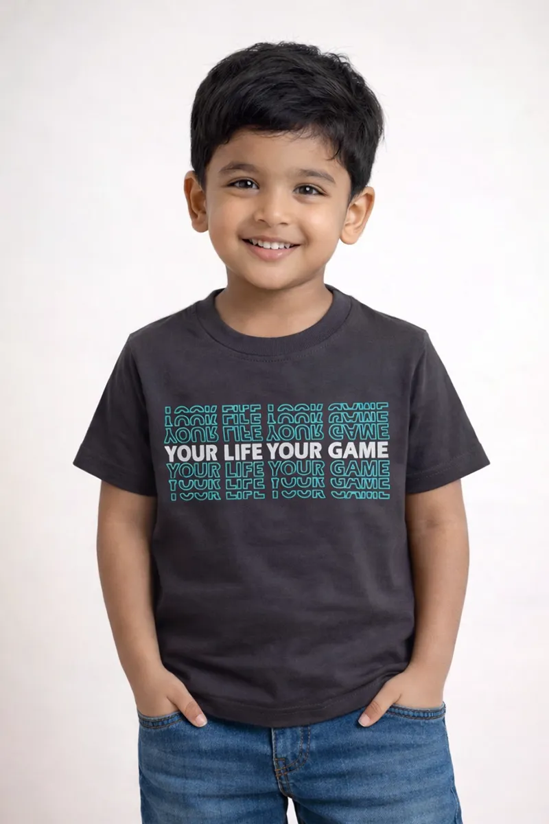 Printed T-Shirt for Boys - Grey