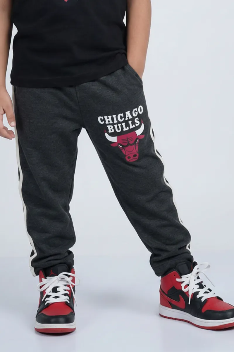 Printed Track Pant for Boys - Olive